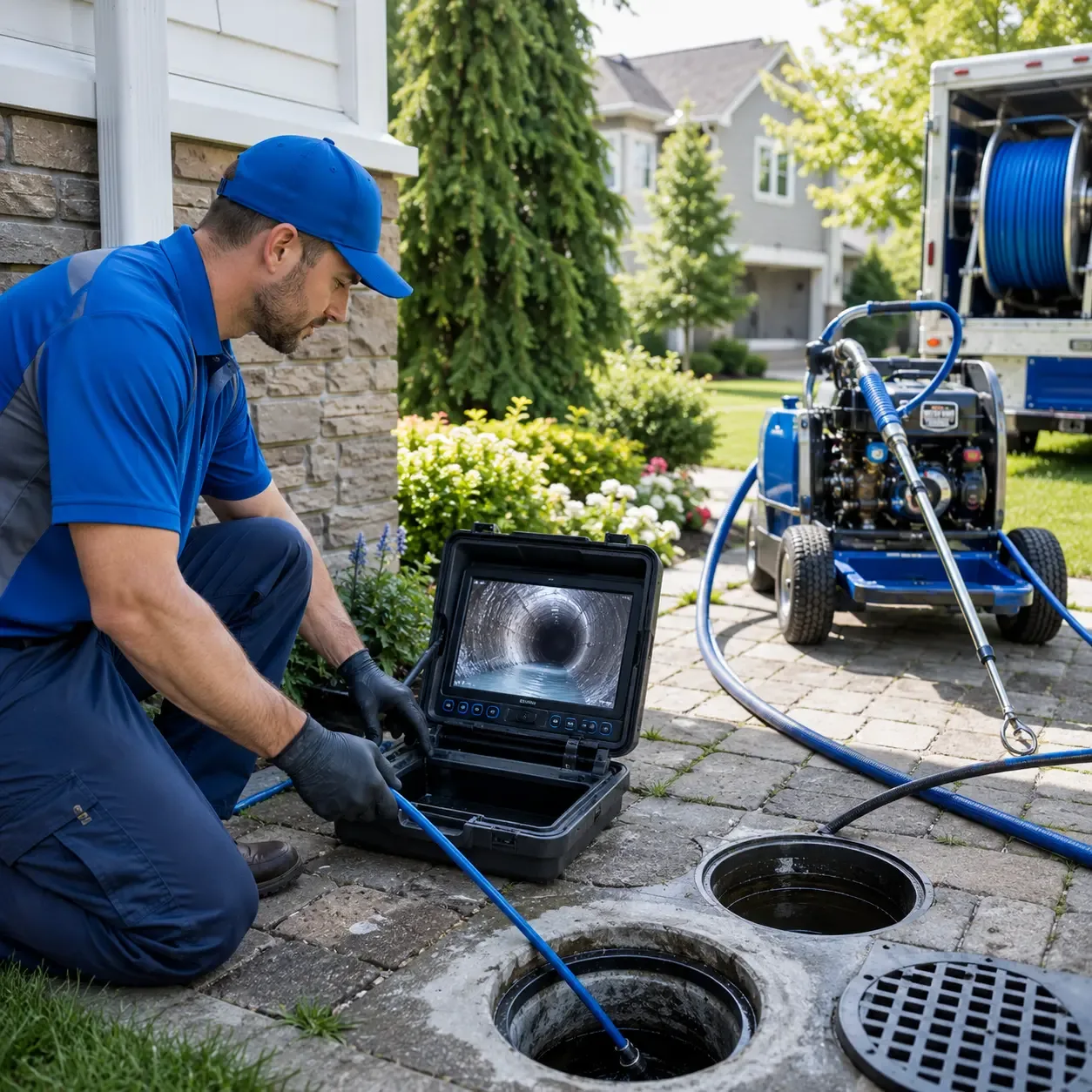 Outdoor drain cleaning professionals serving North Stonington, CT